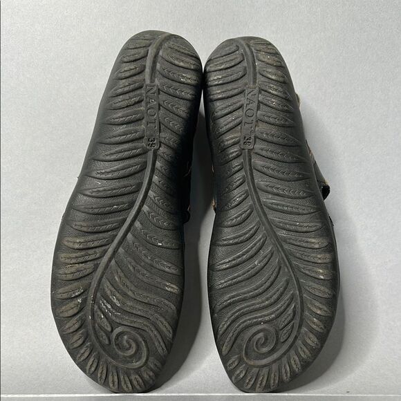 Naot Black and Brown Women's Sandals | size 39 | (1520) - Picture 11 of 12
